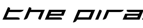 Font : Harrier-Expanded-Italic Custom Text : The Pirate Way Test your own text here Click to download or to view this font on a tshirt that can be custom printed in Bali