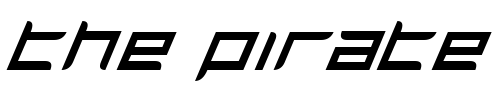 Font : Harrier-Italic Custom Text : The Pirate Way Test your own text here Click to download or to view this font on a tshirt that can be custom printed in Bali