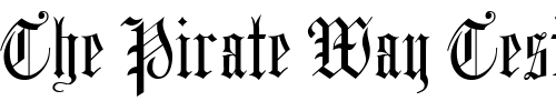 Font : Harrowgate Custom Text : The Pirate Way Test your own text here Click to download or to view this font on a tshirt that can be custom printed in Bali