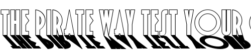 Font : Harvest-Moon-NF Custom Text : The Pirate Way Test your own text here Click to download or to view this font on a tshirt that can be custom printed in Bali