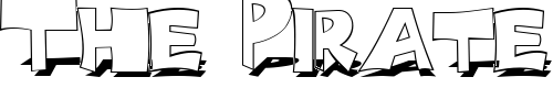 Font : HattrickShadow Custom Text : The Pirate Way Test your own text here Click to download or to view this font on a tshirt that can be custom printed in Bali