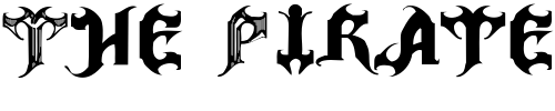 Font : Haunted-Normal Custom Text : The Pirate Way Test your own text here Click to download or to view this font on a tshirt that can be custom printed in Bali