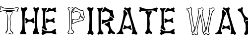 Font : Headhunter-Regular Custom Text : The Pirate Way Test your own text here Click to download or to view this font on a tshirt that can be custom printed in Bali