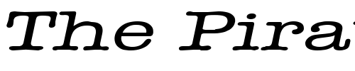Font : Headline-Extended-Italic Custom Text : The Pirate Way Test your own text here Click to download or to view this font on a tshirt that can be custom printed in Bali