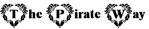 Font : HeartWreath-Becker Custom Text : The Pirate Way Test your own text here Click to download or to view this font on a tshirt that can be custom printed in Bali