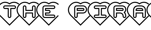 Font : Hearts--BRK Custom Text : The Pirate Way Test your own text here Click to download or to view this font on a tshirt that can be custom printed in Bali
