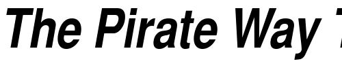 Font : HeaveneticaNarrowSH-Bold-Oblique Custom Text : The Pirate Way Test your own text here Click to download or to view this font on a tshirt that can be custom printed in Bali