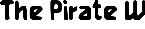Font : Heavy-Weight-Gamer Custom Text : The Pirate Way Test your own text here Click to download or to view this font on a tshirt that can be custom printed in Bali