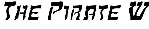 Font : HebrewExtended-Italic Custom Text : The Pirate Way Test your own text here Click to download or to view this font on a tshirt that can be custom printed in Bali