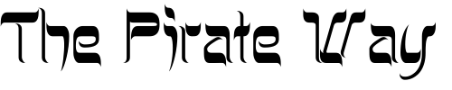 Font : HebrewLatino-Plain-PDF Custom Text : The Pirate Way Test your own text here Click to download or to view this font on a tshirt that can be custom printed in Bali