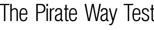 Font : HegelCondExtraLight-Regular Custom Text : The Pirate Way Test your own text here Click to download or to view this font on a tshirt that can be custom printed in Bali