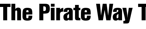 Font : HegelCondExtrabold-Regular Custom Text : The Pirate Way Test your own text here Click to download or to view this font on a tshirt that can be custom printed in Bali