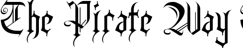 Font : Heidorn-Hill Custom Text : The Pirate Way Test your own text here Click to download or to view this font on a tshirt that can be custom printed in Bali