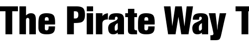 Font : HelbaConDB-Normal Custom Text : The Pirate Way Test your own text here Click to download or to view this font on a tshirt that can be custom printed in Bali