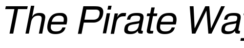 Font : HeldustryFT-Regular-Italic Custom Text : The Pirate Way Test your own text here Click to download or to view this font on a tshirt that can be custom printed in Bali