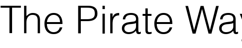 Font : HeliosLight Custom Text : The Pirate Way Test your own text here Click to download or to view this font on a tshirt that can be custom printed in Bali