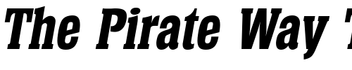 Font : Helium-Bold-Italic Custom Text : The Pirate Way Test your own text here Click to download or to view this font on a tshirt that can be custom printed in Bali