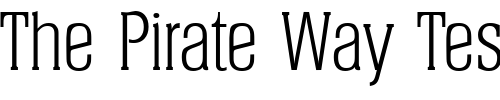 Font : Helium-Light Custom Text : The Pirate Way Test your own text here Click to download or to view this font on a tshirt that can be custom printed in Bali