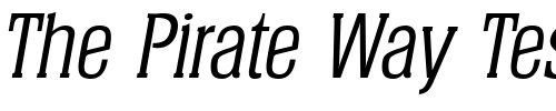 Font : Helium-SF-Italic Custom Text : The Pirate Way Test your own text here Click to download or to view this font on a tshirt that can be custom printed in Bali