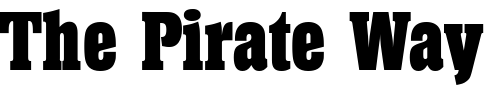 Font : Helium-Serial-Heavy-Regular Custom Text : The Pirate Way Test your own text here Click to download or to view this font on a tshirt that can be custom printed in Bali