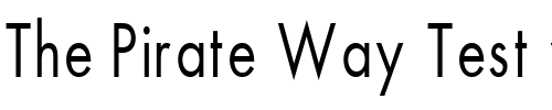 Font : HellasFun-Condensed-Plain Custom Text : The Pirate Way Test your own text here Click to download or to view this font on a tshirt that can be custom printed in Bali