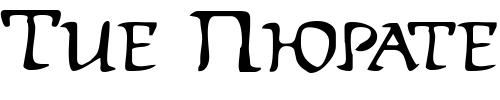 Font : HellasUncialSCapsSSK Custom Text : The Pirate Way Test your own text here Click to download or to view this font on a tshirt that can be custom printed in Bali
