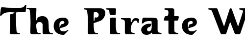Font : Hellraiser-3 Custom Text : The Pirate Way Test your own text here Click to download or to view this font on a tshirt that can be custom printed in Bali