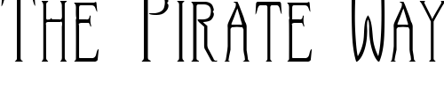 Font : Hellraiser-SC Custom Text : The Pirate Way Test your own text here Click to download or to view this font on a tshirt that can be custom printed in Bali