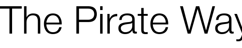 Font : Helvetica-45-Light Custom Text : The Pirate Way Test your own text here Click to download or to view this font on a tshirt that can be custom printed in Bali