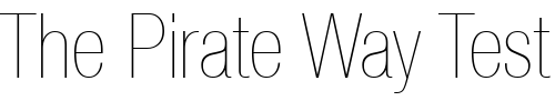 Font : Helvetica-LT-27-Ultra-Light-Condensed Custom Text : The Pirate Way Test your own text here Click to download or to view this font on a tshirt that can be custom printed in Bali