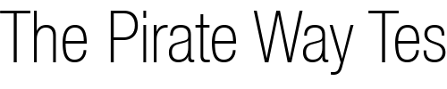 Font : Helvetica-LT-37-Thin-Condensed Custom Text : The Pirate Way Test your own text here Click to download or to view this font on a tshirt that can be custom printed in Bali