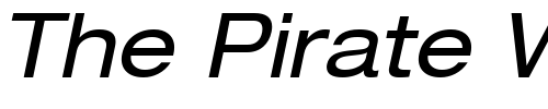 Font : Helvetica-LT-53-Extended-Oblique Custom Text : The Pirate Way Test your own text here Click to download or to view this font on a tshirt that can be custom printed in Bali