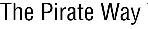 Font : Helvetica-LT-Condensed-Medium Custom Text : The Pirate Way Test your own text here Click to download or to view this font on a tshirt that can be custom printed in Bali