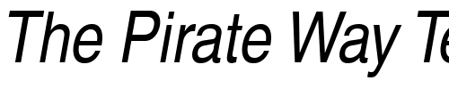 Font : Helvetica-LT-Narrow-Oblique Custom Text : The Pirate Way Test your own text here Click to download or to view this font on a tshirt that can be custom printed in Bali