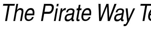 Font : Helvetica-Narrow-Oblique Custom Text : The Pirate Way Test your own text here Click to download or to view this font on a tshirt that can be custom printed in Bali