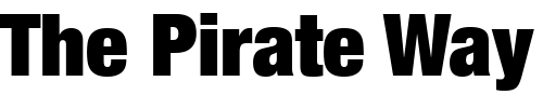 Font : Helvetica-Neue-LT-Com-107-Extra-Black-Condensed Custom Text : The Pirate Way Test your own text here Click to download or to view this font on a tshirt that can be custom printed in Bali