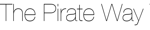Font : Helvetica-Neue-LT-Com-25-Ultra-Light Custom Text : The Pirate Way Test your own text here Click to download or to view this font on a tshirt that can be custom printed in Bali