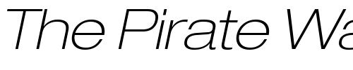 Font : Helvetica-Neue-LT-Com-33-Thin-Extended-Oblique Custom Text : The Pirate Way Test your own text here Click to download or to view this font on a tshirt that can be custom printed in Bali