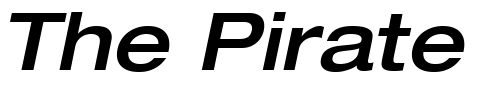 Font : Helvetica-Neue-LT-Com-63-Medium-Extended-Oblique Custom Text : The Pirate Way Test your own text here Click to download or to view this font on a tshirt that can be custom printed in Bali