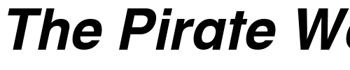 Font : Helvetica-Textbook-LT-BoldObl Custom Text : The Pirate Way Test your own text here Click to download or to view this font on a tshirt that can be custom printed in Bali