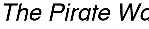 Font : Helvetica-Textbook-LT-Oblique Custom Text : The Pirate Way Test your own text here Click to download or to view this font on a tshirt that can be custom printed in Bali