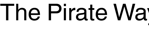Font : Helvetica-World Custom Text : The Pirate Way Test your own text here Click to download or to view this font on a tshirt that can be custom printed in Bali
