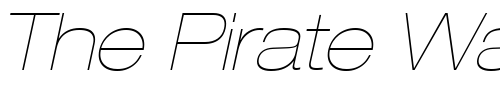 Font : Helvetica23-ExtendedUltraLight-Oblique Custom Text : The Pirate Way Test your own text here Click to download or to view this font on a tshirt that can be custom printed in Bali