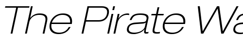 Font : Helvetica33-ExtendedThin-Oblique Custom Text : The Pirate Way Test your own text here Click to download or to view this font on a tshirt that can be custom printed in Bali