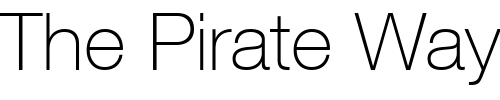 Font : Helvetica35-Thin Custom Text : The Pirate Way Test your own text here Click to download or to view this font on a tshirt that can be custom printed in Bali