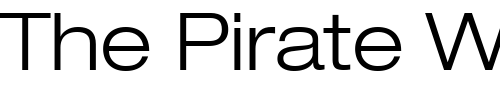 Font : Helvetica43-ExtendedLight Custom Text : The Pirate Way Test your own text here Click to download or to view this font on a tshirt that can be custom printed in Bali