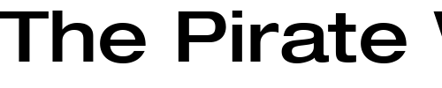 Font : Helvetica63-ExtendedMedium Custom Text : The Pirate Way Test your own text here Click to download or to view this font on a tshirt that can be custom printed in Bali
