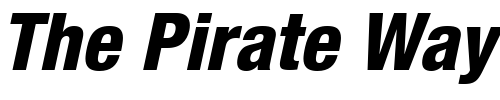 Font : Helvetica87-CondensedHeavy-Oblique Custom Text : The Pirate Way Test your own text here Click to download or to view this font on a tshirt that can be custom printed in Bali
