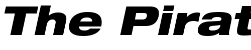 Font : Helvetica93-ExtendedBlack-Oblique Custom Text : The Pirate Way Test your own text here Click to download or to view this font on a tshirt that can be custom printed in Bali