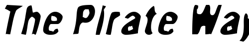 Font : HelveticaCondensed-Stressed Custom Text : The Pirate Way Test your own text here Click to download or to view this font on a tshirt that can be custom printed in Bali